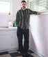 MR.OLIVE/RAYON TWILL STRIPE / REGULAR COLLAR SHIRT ミスターオリーブ/レーヨンツイルストライプ / レギュラーカラーシャツ
